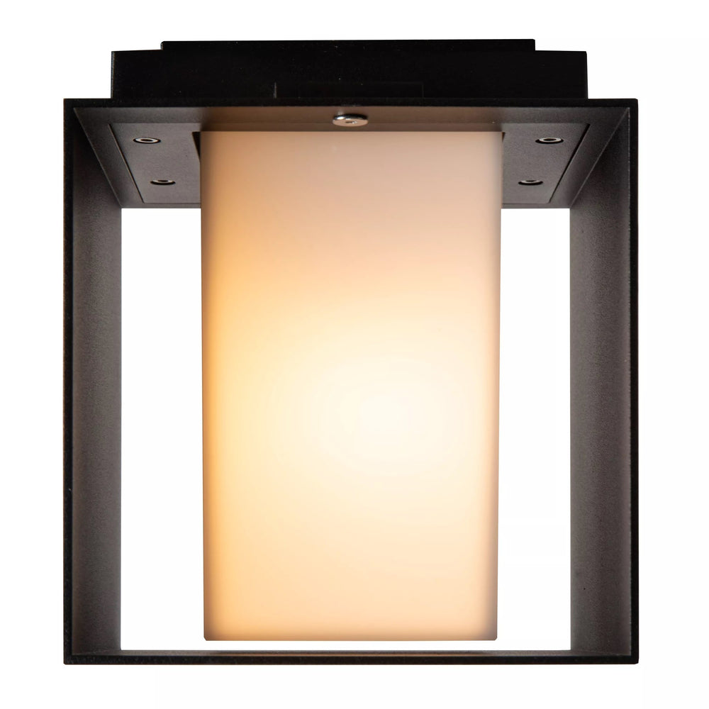 Lucide LED outdoor wall lamp exeter black E27 IP54 220V 50W flicker-free