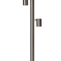 Lucide ARNE-LED udendørs stiklampe, 2x5W GU10 LED 2700K, IP44, rustfrit stål satin krom finish