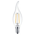 Philips CorePro LED stearinlys E14 2W 250 lumen 2700K klar ikke dæmpbar BA35 varm hvid erstatter 25W