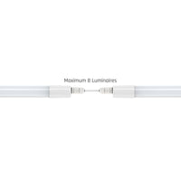 Spectrum LED armatur 150cm 45W 4000K IP65 5150 lumen loft- eller pendelmontering Hvid