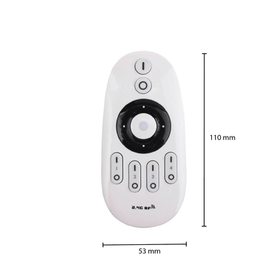 enkeltfarvet rf 2.4 ghz fjernbetjening til 12v-24v LED-strips