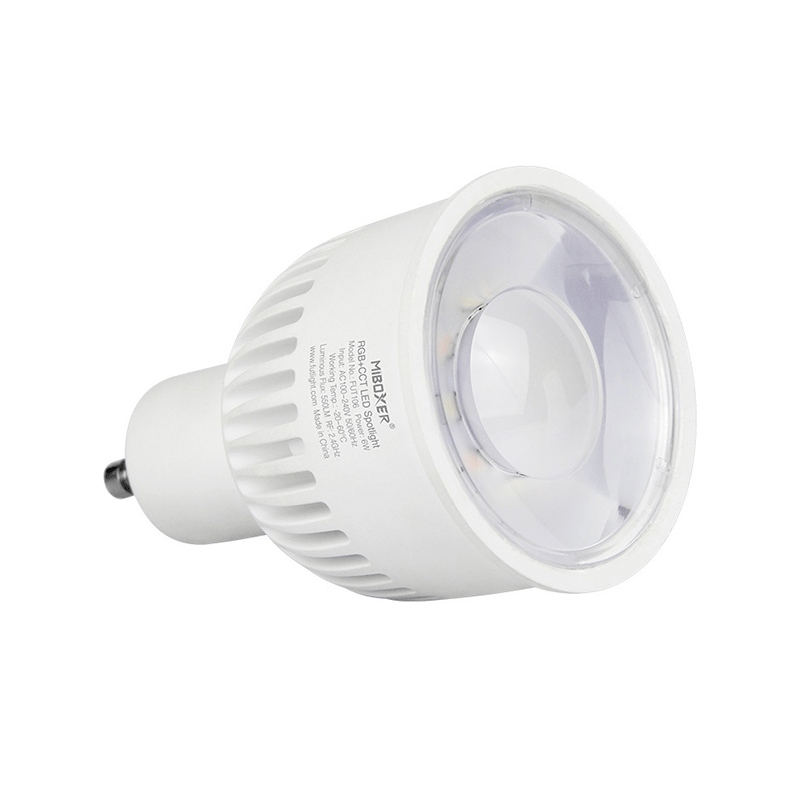LED-spot GU10 6W 550 lumen RGB+CCT MIBOXER dæmpbart lys
