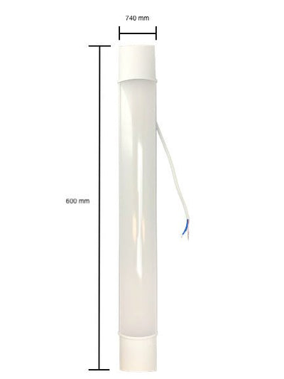 Spectrum LED armatur 60cm 18W armatur til varm hvid omgivelsesbelysning