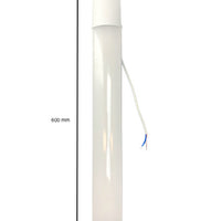 Spectrum LED batten 60cm, 18W 230V, 3000K warm white, 2100 lumens, 120° beam, IP20 White housing