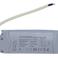 Lcb dæmpbar LED-driver til 36W/40W LED-panel, 30-42V 1000mA, IP20, triac-fase afskæring