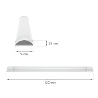 Spectrum LED Armatur 120cm 32W 3000K Varm Hvid 4000 lumen IP20 Loft- eller Ophængsmontering Hvid