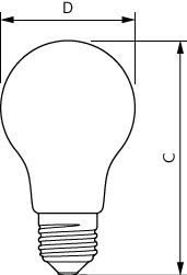 Philips CorePro LEDBulb 7W E27 A60 Frosted 3000K 806 lumens non-dimmable 220-240V energy class E