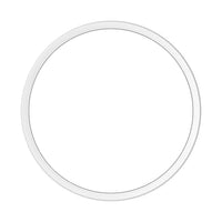 LED bulkhead rund 250P, 10.5W, 1220 lumen, 3000K/4000K skiftbar CCT, IK10, Hvid aluminiums hus