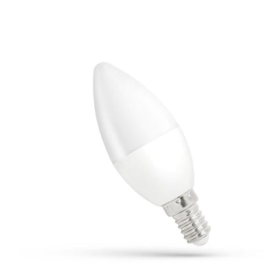 Spectrum LED-lampe E14 C37 1W erstatter 10W 4000K klart hvidt lys energieffektiv og holdbar