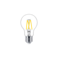 Philips MAS LEDBulb 3.4W E27 Warm Glow 2200K-2700K Clear Glass A60 Dimmable 470 lumens 90CRI