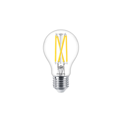 Philips MASTER LED pære 5.9W E27 Klar Glas Warm Glow 2200K-2700K 806 lumen CRI95 dæmpbar A60