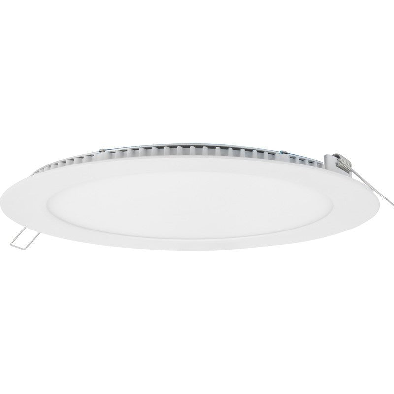 LED dæmpbar rund indbygget spotlight 12W 4000K - erstatter 100W