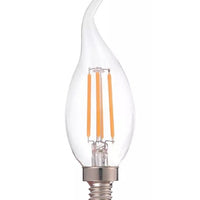 LED filamentlampe E14 C37, 5W erstatter 40W, 2700K varm hvid fra LCB