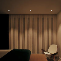 Led inbouwspot 85mm ip65 zwart 5w dim to warm for bathroom
