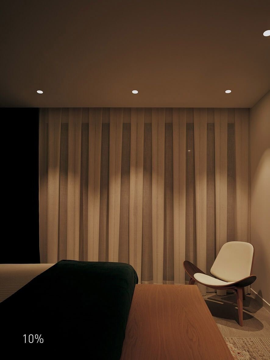 Led inbouwspot 85mm ip65 zwart 5w dim to warm for bathroom