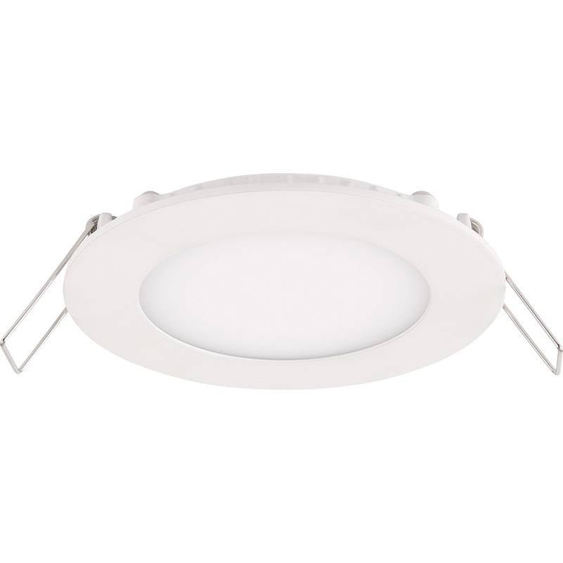 lcb led round aluminum recessed spotlight 3w replaces 25w 3000k warm white light