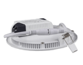 lcb led round aluminum recessed spotlight 3w replaces 25w 3000k warm white light