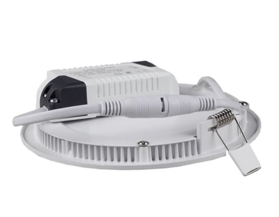 lcb led round aluminum recessed spotlight 3w replaces 25w 3000k warm white light