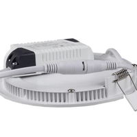 LED indbygningsspot rund aluminium 3W erstatter 25W 3000K varm hvidt lys