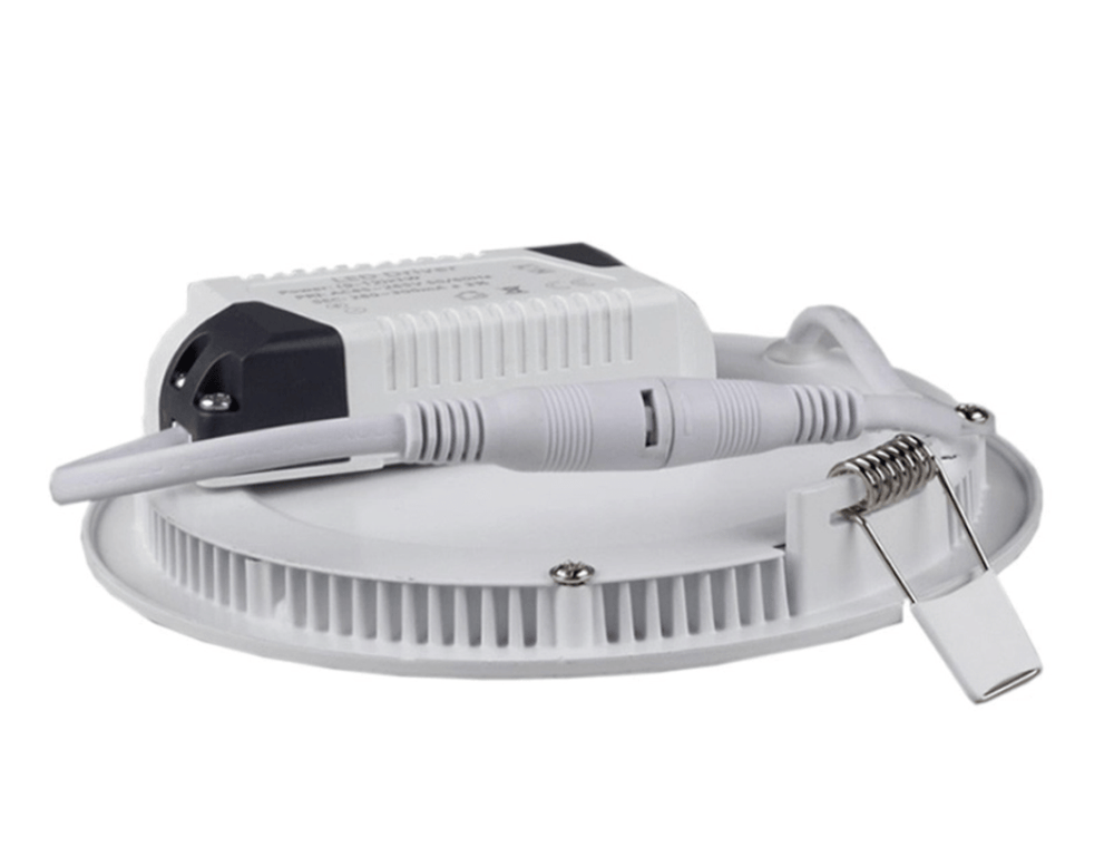 LED indbygningsspot rund aluminium 3W erstatter 25W 3000K varm hvidt lys