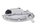 LED indbygningsspot rund aluminium 3W erstatter 25W 3000K varm hvidt lys