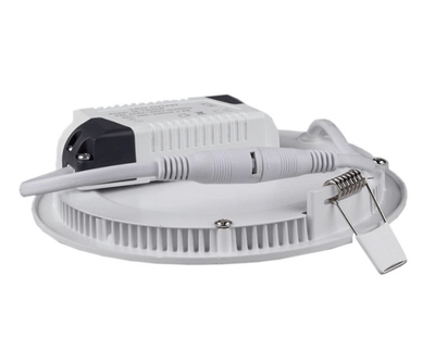 LED indbygningsspot rund aluminium 3W erstatter 25W 3000K varm hvidt lys