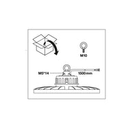 LED lampe 10.5W 3000K 1521 lumen, CRI 80, 120° strålevinkel, IK10, IP20, flimmerfri, Aluminium hus, CE RoHS