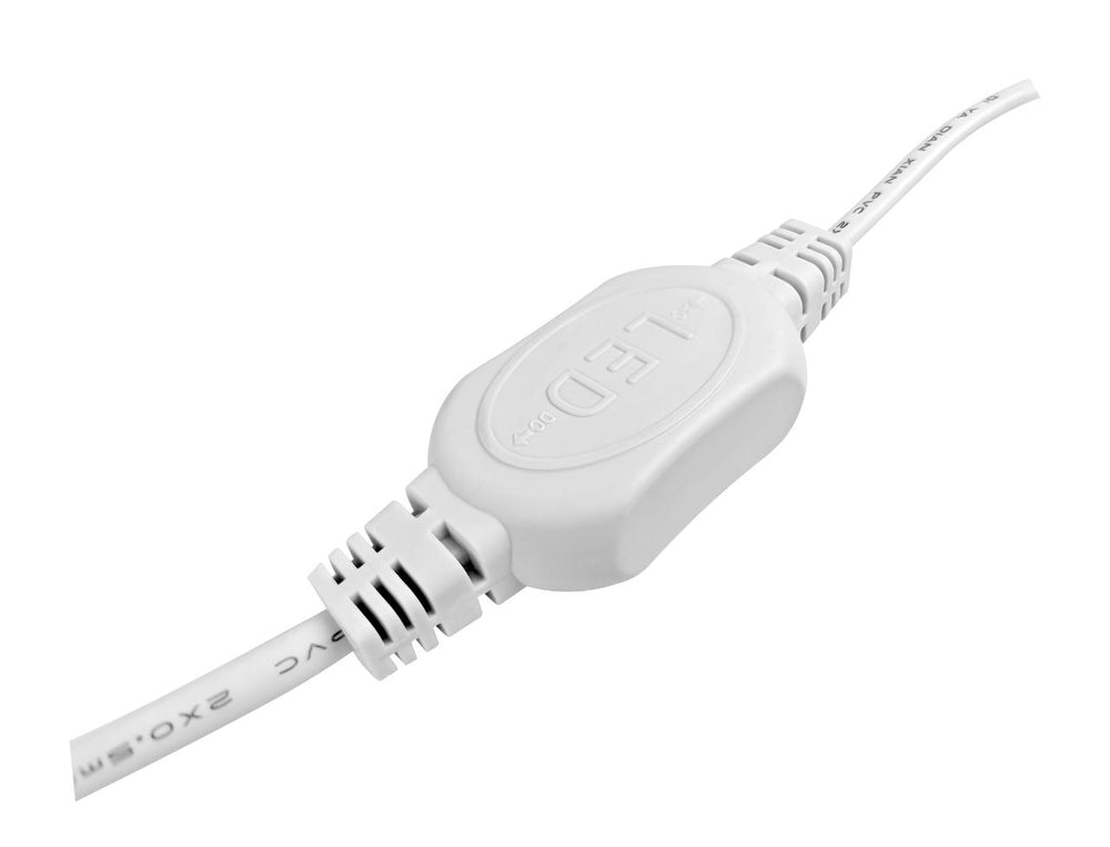 LED-lyssnor V1 med 230V EU-stik, 60 LED'er pr. meter, 9mm fleksibelt design for nem installation