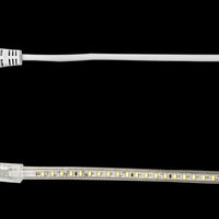 LED-lyssnor V1 med 230V EU-stik, 60 LED'er pr. meter, 9mm fleksibelt design for nem installation