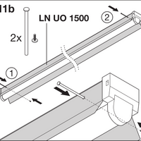 LED Montagebalk Lineær Ultra Output 46W 4000K 5500 lumen 150cm Kold Hvid