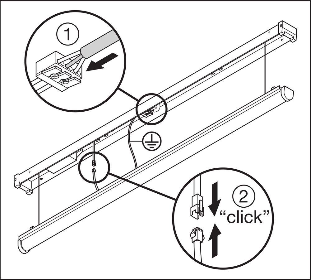 LED Montagebalk Lineær Ultra Output 46W 4000K 5500 lumen 150cm Kold Hvid