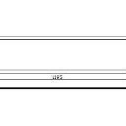 LED bagbelyst panel 120x30cm 36W 3960 lumen 4000K køligt hvidt UGR22 opal 5-års garanti