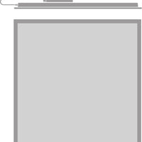 LED Panel Compact 33W 3630 lumens 6500K Daylight 60x60cm White Aluminium IP20 CRI 80 CE RoHS