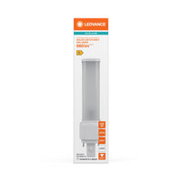 LED PL-C Dulux-D D/E 6W 660 lumen 4000K Kølig Hvid G24d-1 2-Pin 230V erstatning for 13W