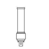LED PLC 7W 840 Kold Hvid G24D-2 2-Pin lampe, 230V, erstatter 18W CFL, energibesparende belysning til dig
