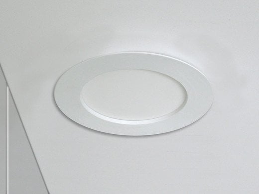 LED indbygningsspot rund aluminium 3W erstatter 25W 3000K varm hvidt lys