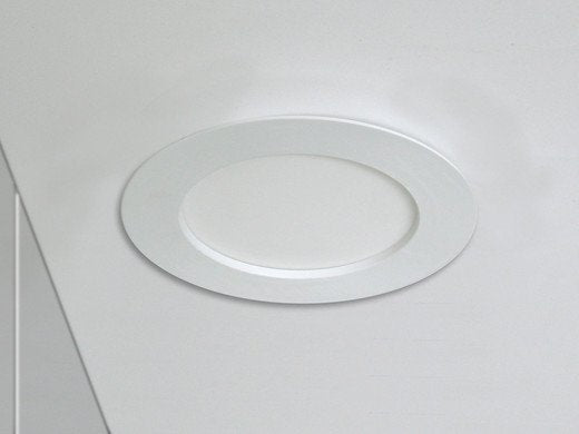 lcb led round aluminum recessed spotlight 3w replaces 25w 3000k warm white light