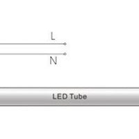 Spectrum LED-rør T8 18,5W 200lm kølig hvid 120cm erstatter 36W - energieffektiv belysning til arbejdsområder og kontorer