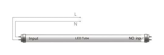 LCB LED-rør T8 18W 3040 nyttige lumen 120 cm 3000K CRI 80-89