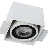 Lucide indbygget spotlight uden kant 1xGU10 LED hvid