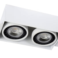 Lucide trimless indbygningsspot 2xGU10 hvid LED-lampe IP20