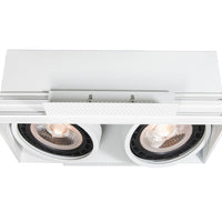 Lucide trimless indbygningsspot 2xGU10 hvid LED-lampe IP20