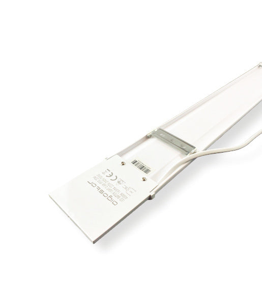 Spectrum LED armatur 60cm, 18W 230V, 3000K varm hvid, 2100 lumen, 120° lysvinkel, IP20 Hvidt kabinet