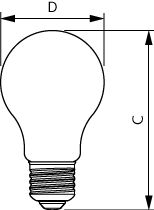 Philips CorePro LED pære 4.3W 40W ækvivalent E27 A60 2700K klar 470 lumen ikke dæmpbar