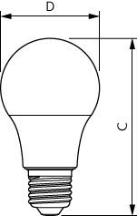Philips CorePro LEDpære 8W E27 A60 2700K Varm Hvid 806 lumen ikke-dæmpbar mat finish