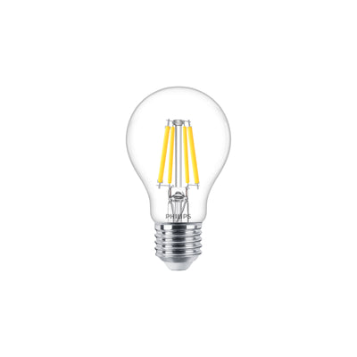 Philips MASTER Value LED Bulb 3.4W 40W Equivalent E27 A60 Clear 2700K 470 lumens CRI 90 Dimmable