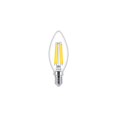 Philips LED stearinlyspære E14 B35 varm hvid 2700K med 470 lumen udgang