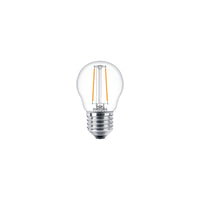 Philips CorePro LED P45 bulb E27 2W 2700K warm white 250 lumens clear non-dimmable