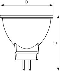 Philips CorePro LED spot GU4 MR11 2.3W 2700K 184 lumen 36D Varm Hvid ikke-dæmpbar 12V CE RoHS