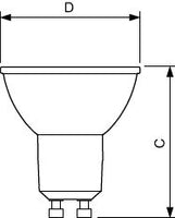 Philips MASTER Value LEDspot GU10 4.9W 2200K-2700K 355 lumen 36° lysvinkel 90CRI dæmpbar